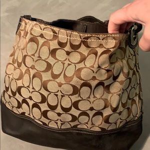 Coach Canvas and Leather